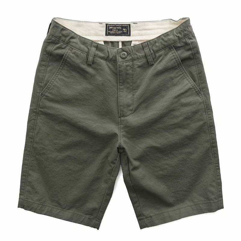 New Men's Casual Shorts Solid Color All-match Five-point Pants