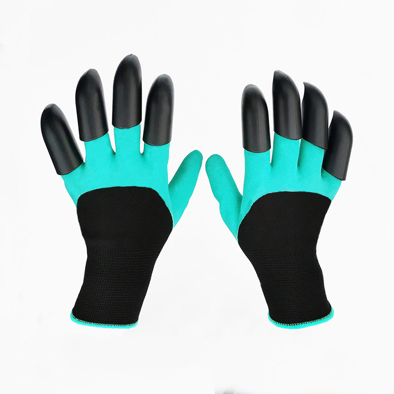 Gardening Gloves With Claws Digging Gloves Garden Planting Vegetables And Flowers Garden Planting Stab-proof Protective Latex Gloves