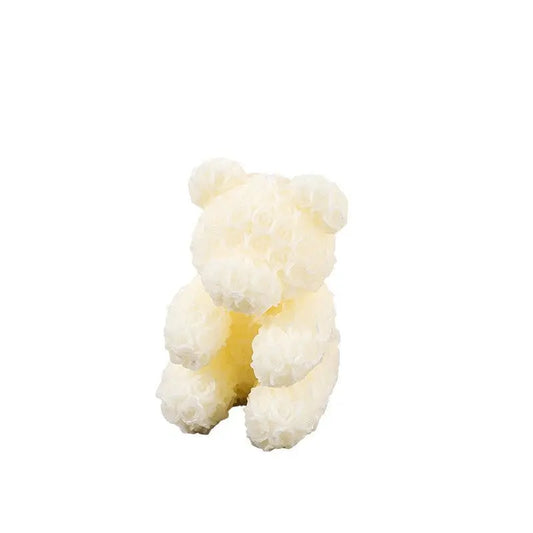 Cross-border Aromatherapy Rose Bear Candle Creative Home Dormitory Ornaments Fragrance Advanced Atmosphere Holiday Gifts