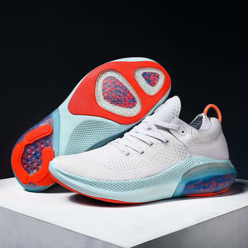 Cross-Border Men's Shoes European Station 2022 Spring And Summer New Korean Style Trendy Mesh Shoes Sports Casual 46 Plus Size Running Shoes