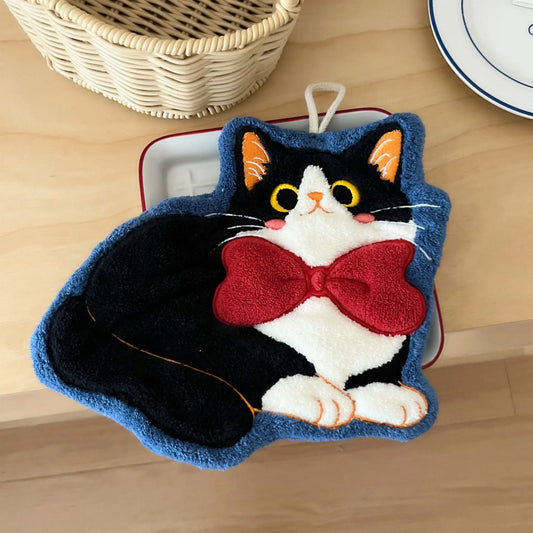 A playful cat companion that keeps hands dry while brightening any room.