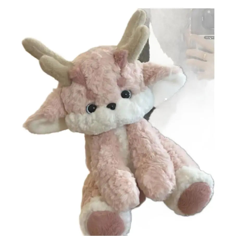 Internet Celebrity Darling Pink Dragon Plush Toy Sleeping Pillow Creative Cute Doll Birthday Gift For Women Valentine's Day