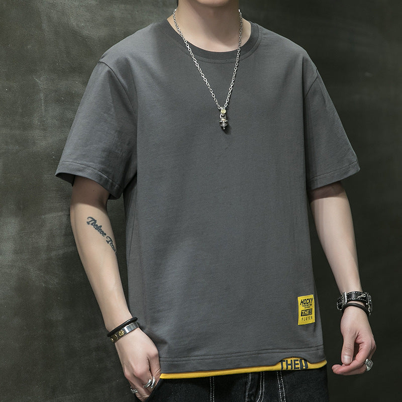 Graphic streetwear t-shirt available in multiple colors – featuring an abstract line design, text elements, soft breathable fabric, and stylish modern appeal.
