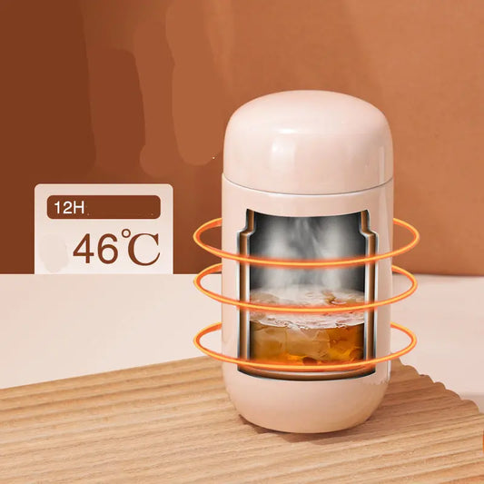 Thickened 316 Stainless Steel Thermos Cup Creative Pocket Bird's Nest Cup Vacuum Mini Braised Jar Capsule Cup Wholesale