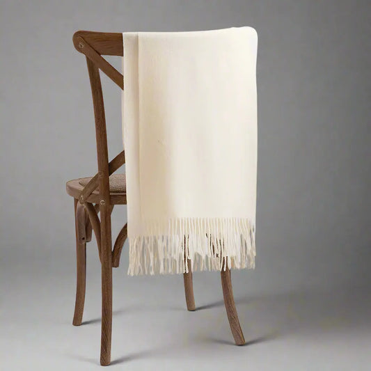 Mongolia Wool Scarf Autumn And Winter Ladies Widened Plain Wool Shawl