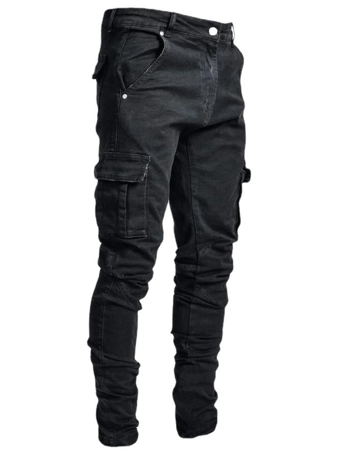 Jeans Men's Side Pocket Skinny Jeans