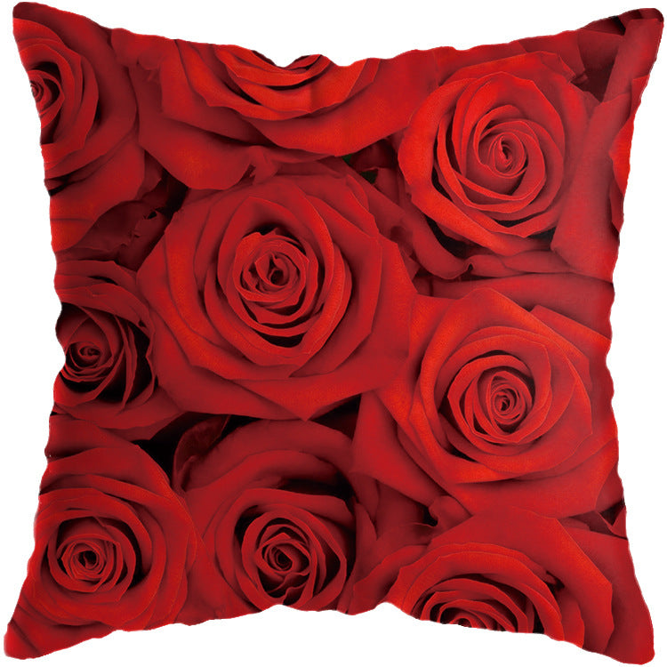 Valentine's Day Pillowcase Love Rose Pillowcase