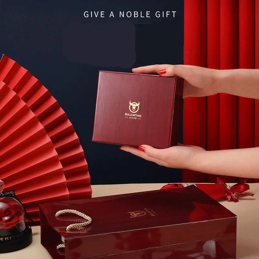 Leather Goods Genuine Leather Belt Men's High-End Genuine Belt Automatic Buckle First Layer Cowhide Pants With Gift Box