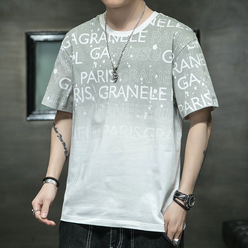 Graphic streetwear t-shirt available in multiple colors – featuring an abstract line design, text elements, soft breathable fabric, and stylish modern appeal.