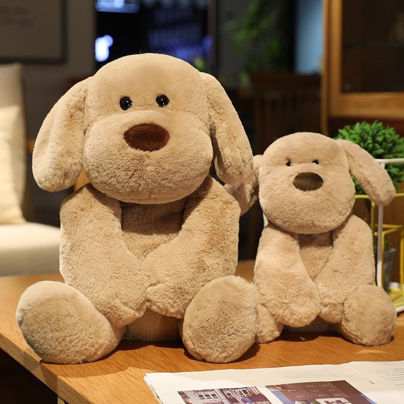 Cute Little Milk Dog Doll Plush Toy Dog Doll Bed Sleeping Pillow Repair Dog Chinese Valentine's Day Gift