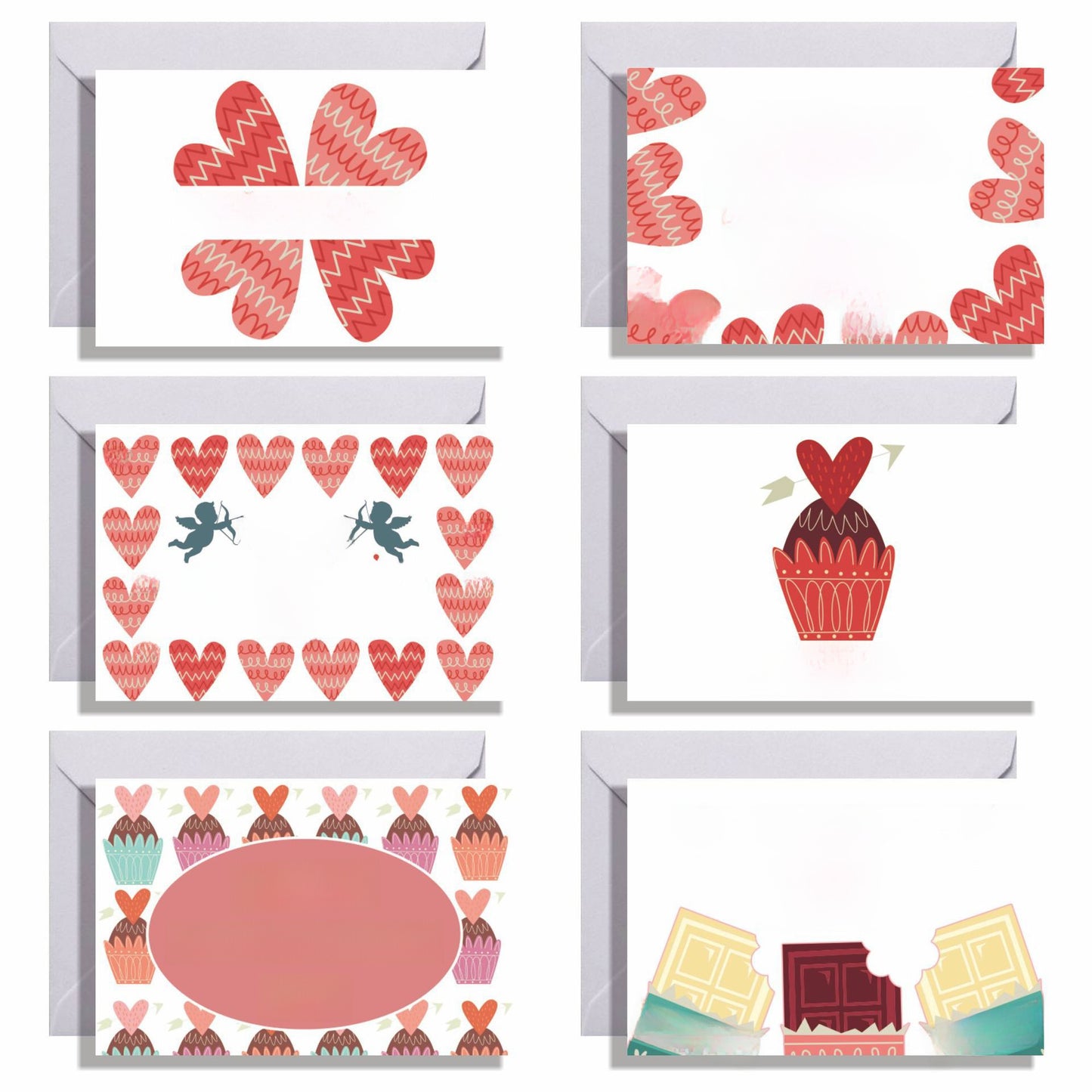 6 Valentine's Day Greeting Cards Greeting Cards Wholesale