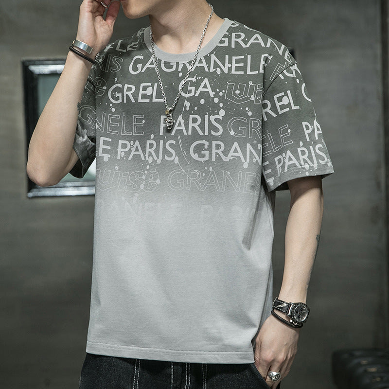 Graphic streetwear t-shirt available in multiple colors – featuring an abstract line design, text elements, soft breathable fabric, and stylish modern appeal.