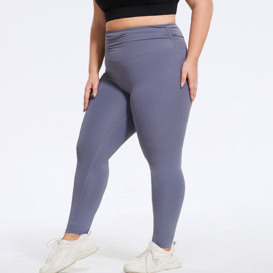 High Waist Plus Size Leggings - Butt Lift & Tummy Control Workout Pants