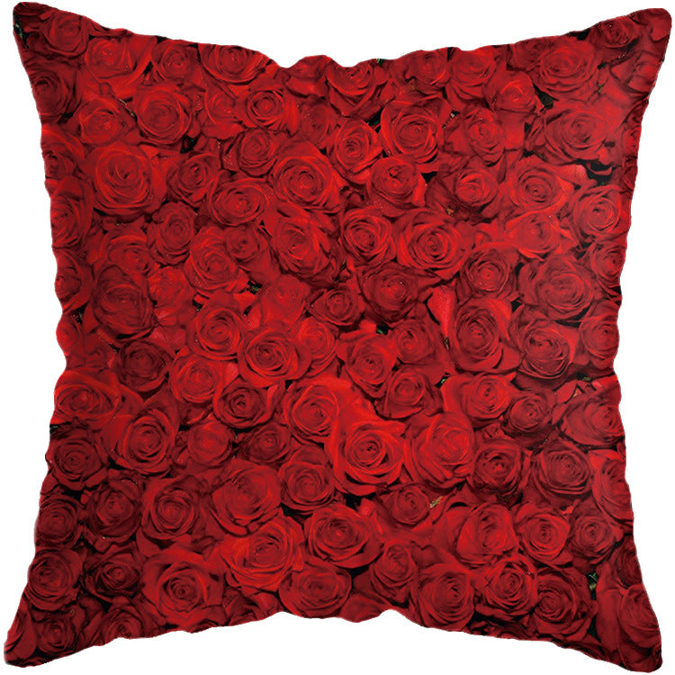 Valentine's Day Pillowcase Love Rose Pillowcase