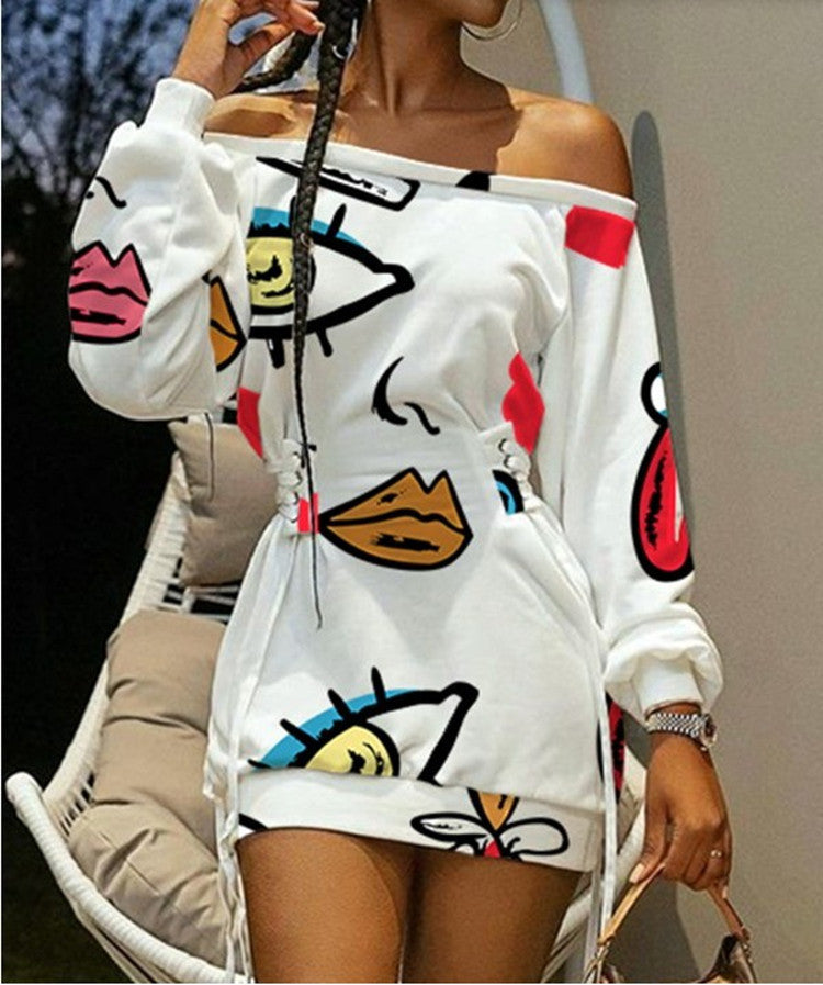 Long-sleeved Loose Dress