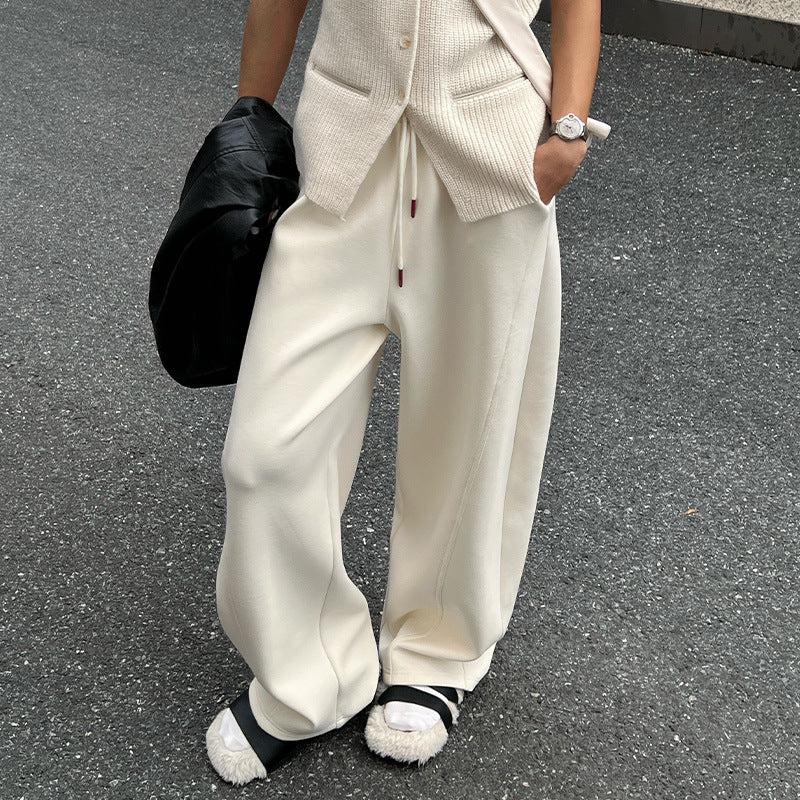 NEIHE Women's Long Sweatpants Casual Elasto Waist Loose Sports Pants Women's Spring And Autumn New