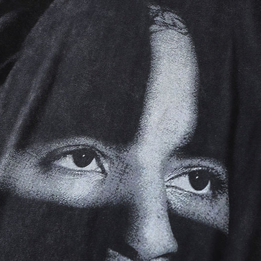 European And American Hip Hop Retro Oversize Washed Old Small Collar Short Sleeve T-Shirt Men's Street Fashion Brand Half Sleeve T-Shirt