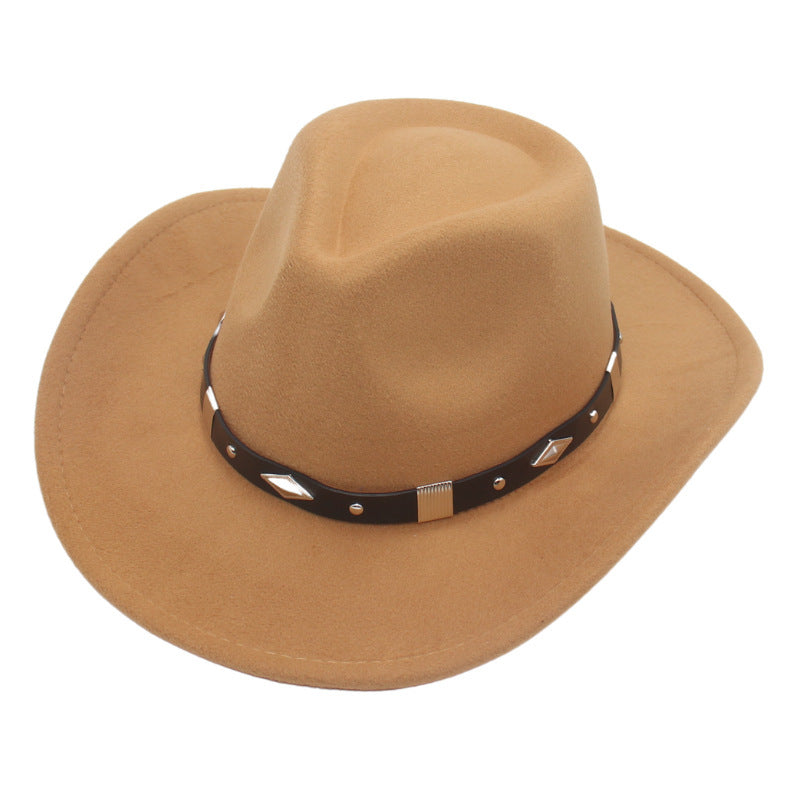 Love Top Western Cowboy Warped Top Hat Jazz Dance Tibetan Tibetan Style Tibetan Hat