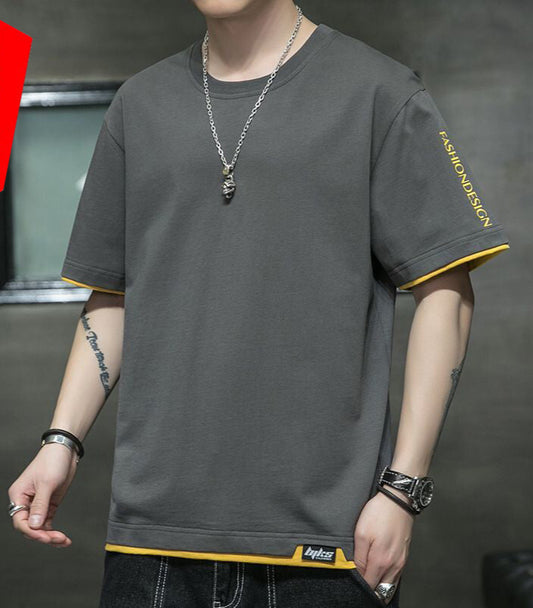 Graphic streetwear t-shirt available in multiple colors – featuring an abstract line design, text elements, soft breathable fabric, and stylish modern appeal.