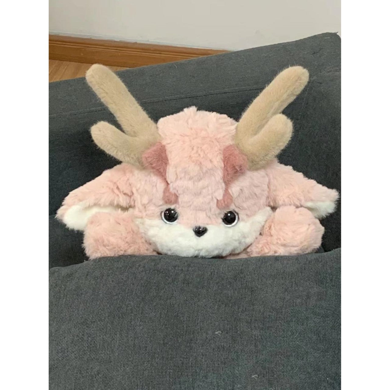 Internet Celebrity Darling Pink Dragon Plush Toy Sleeping Pillow Creative Cute Doll Birthday Gift For Women Valentine's Day