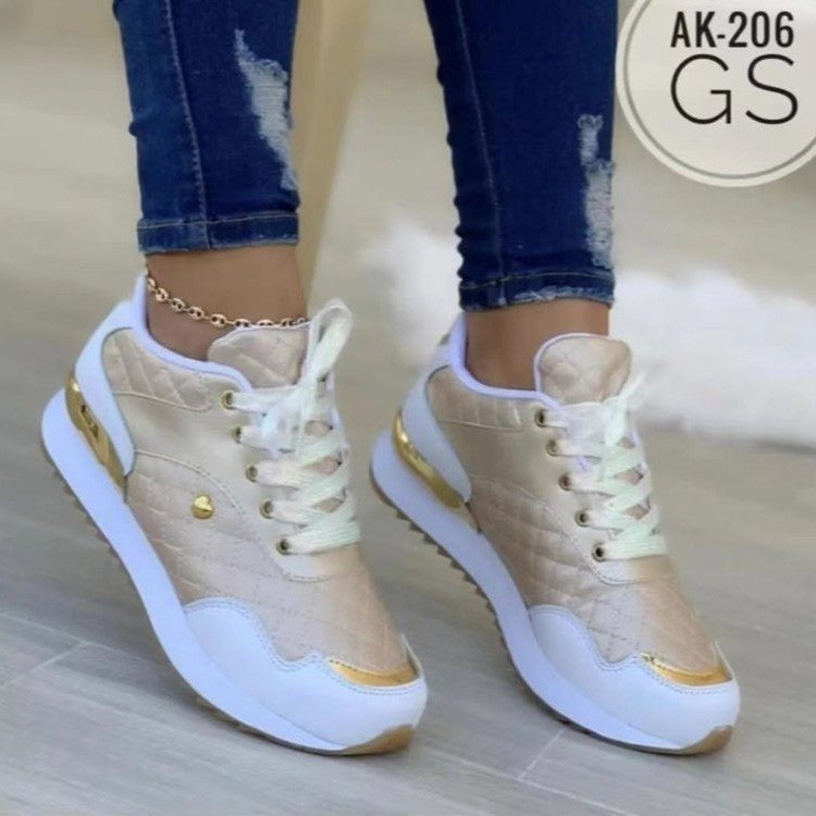Sports Shoes Women's Spring And Autumn New Breathable Color Matching Casual Running Shoes Sneaker