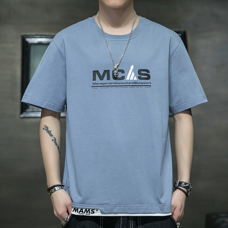 Graphic streetwear t-shirt available in multiple colors – featuring an abstract line design, text elements, soft breathable fabric, and stylish modern appeal.