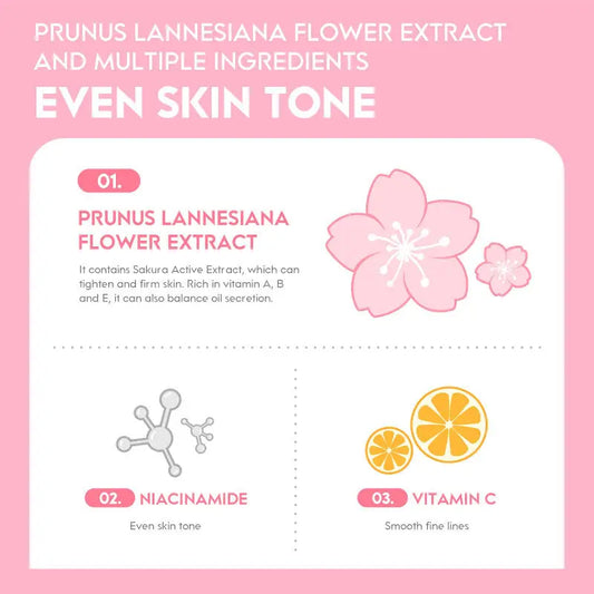 LAIKOU Laiko Cherry Blossom Essence Cream 30g Snowflake Cream Moisturizing And Moisturizing Skin Care Factory Spot