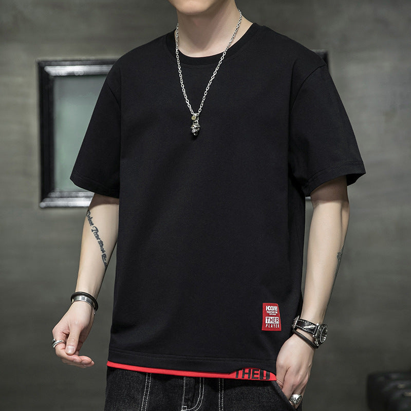 Graphic streetwear t-shirt available in multiple colors – featuring an abstract line design, text elements, soft breathable fabric, and stylish modern appeal.