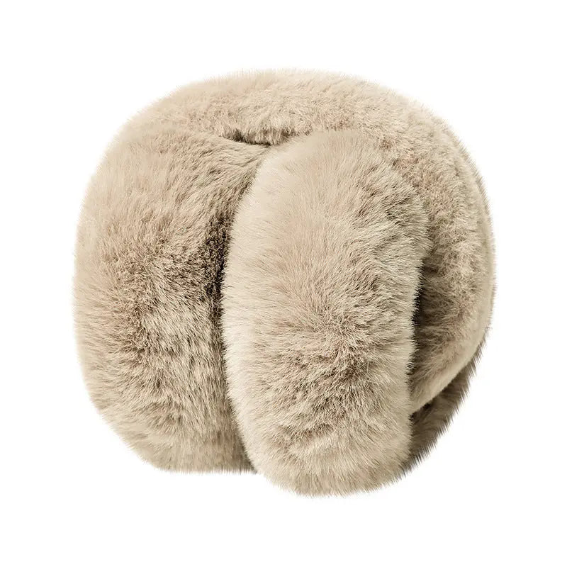 Plush Earmuffs Winter Women's Fashion Winter Warm Ear Bag Ear Protection Ear Cover Foldable Anti-freezing Earmuffs For Students