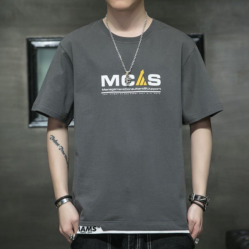 Graphic streetwear t-shirt available in multiple colors – featuring an abstract line design, text elements, soft breathable fabric, and stylish modern appeal.