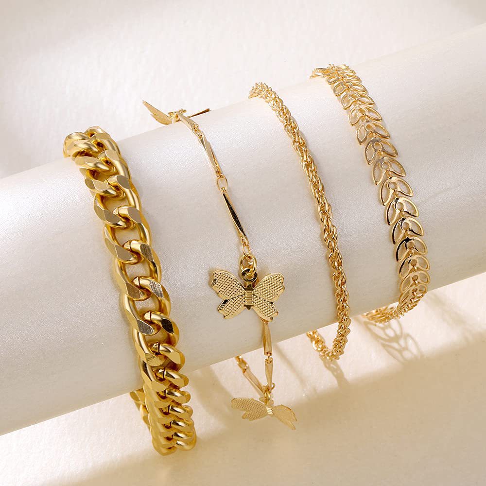 European And American Cross-border Jewelry Retro All-match Twist Chain Bracelet Women's Simple Personality Suit Cuban Chain Diamond Bracelet