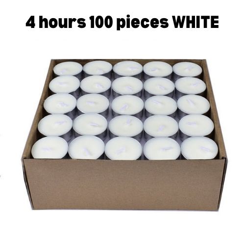 Candle 4-8 Hours Smokeless Candle Tea Hotel Romantic Confession Birthday Aromatherapy Small Tea Wax Wholesale