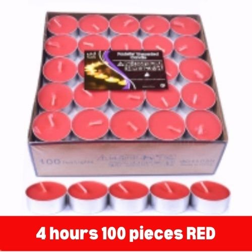 Candle 4-8 Hours Smokeless Candle Tea Hotel Romantic Confession Birthday Aromatherapy Small Tea Wax Wholesale
