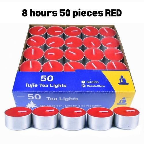 Candle 4-8 Hours Smokeless Candle Tea Hotel Romantic Confession Birthday Aromatherapy Small Tea Wax Wholesale