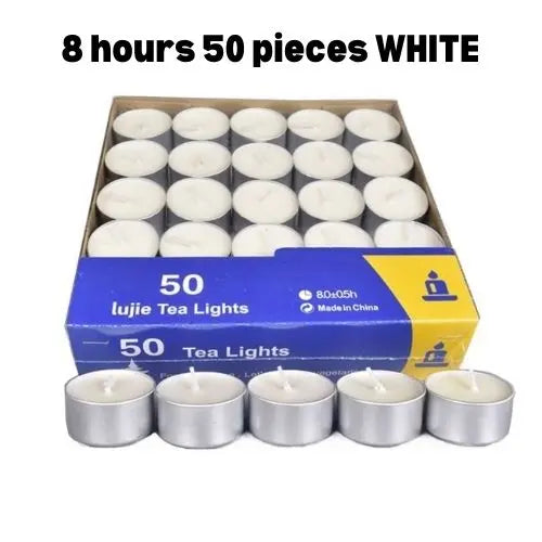 Candle 4-8 Hours Smokeless Candle Tea Hotel Romantic Confession Birthday Aromatherapy Small Tea Wax Wholesale ZIPPX