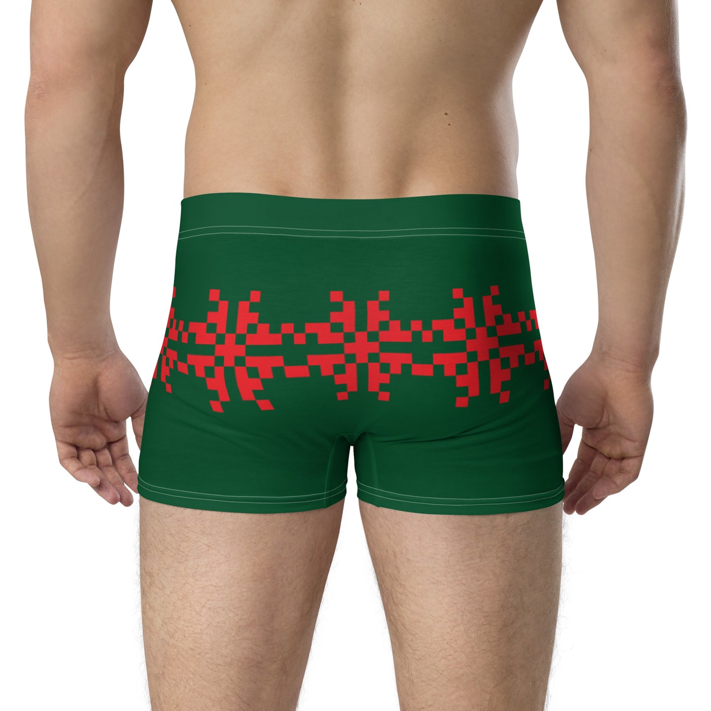 ZIPPX Christmas Print Boxer Briefs