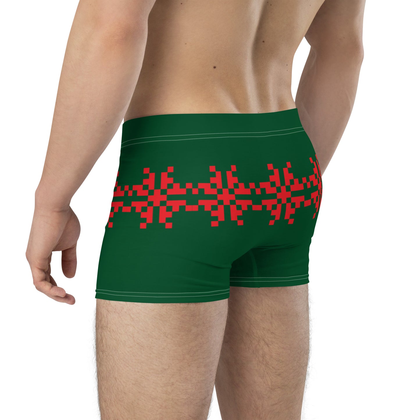 ZIPPX Christmas Print Boxer Briefs
