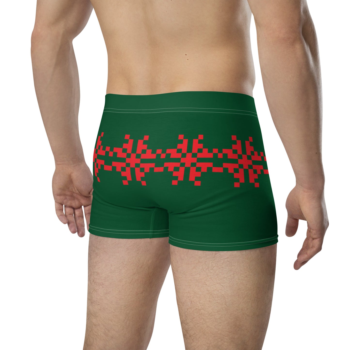 ZIPPX Christmas Print Boxer Briefs