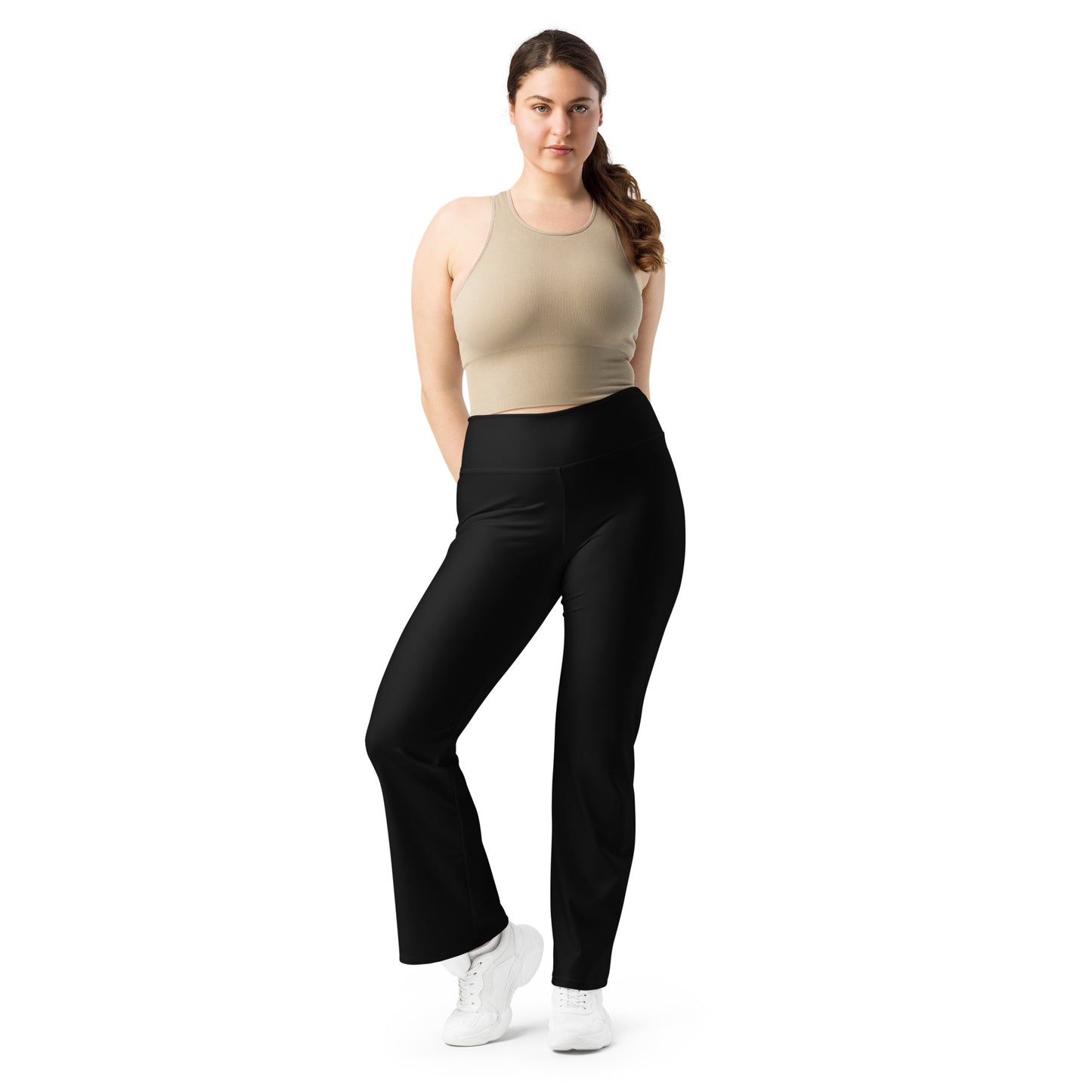 Midnight Flare Leggings Black Leggings, Stylish, Comfortable & Perfect for Everyday Wear