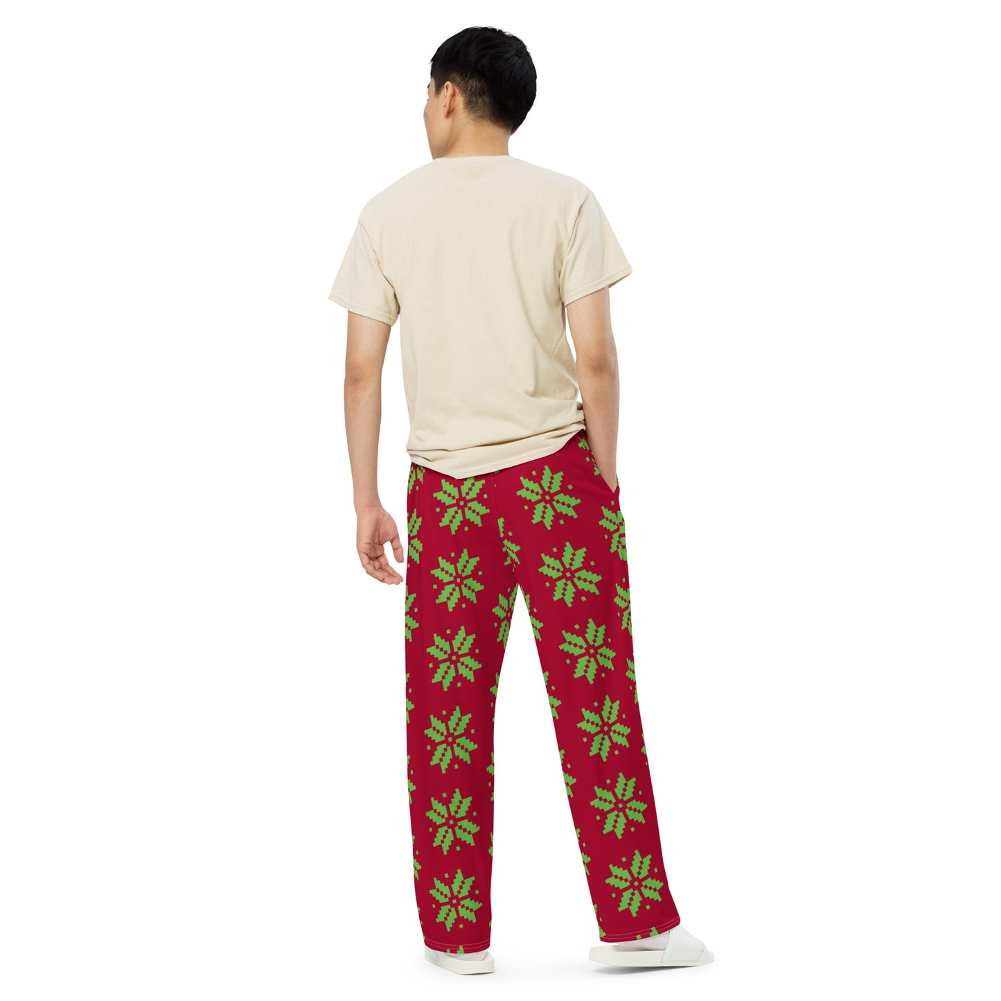 Christmas All-over print unisex wide-leg pants