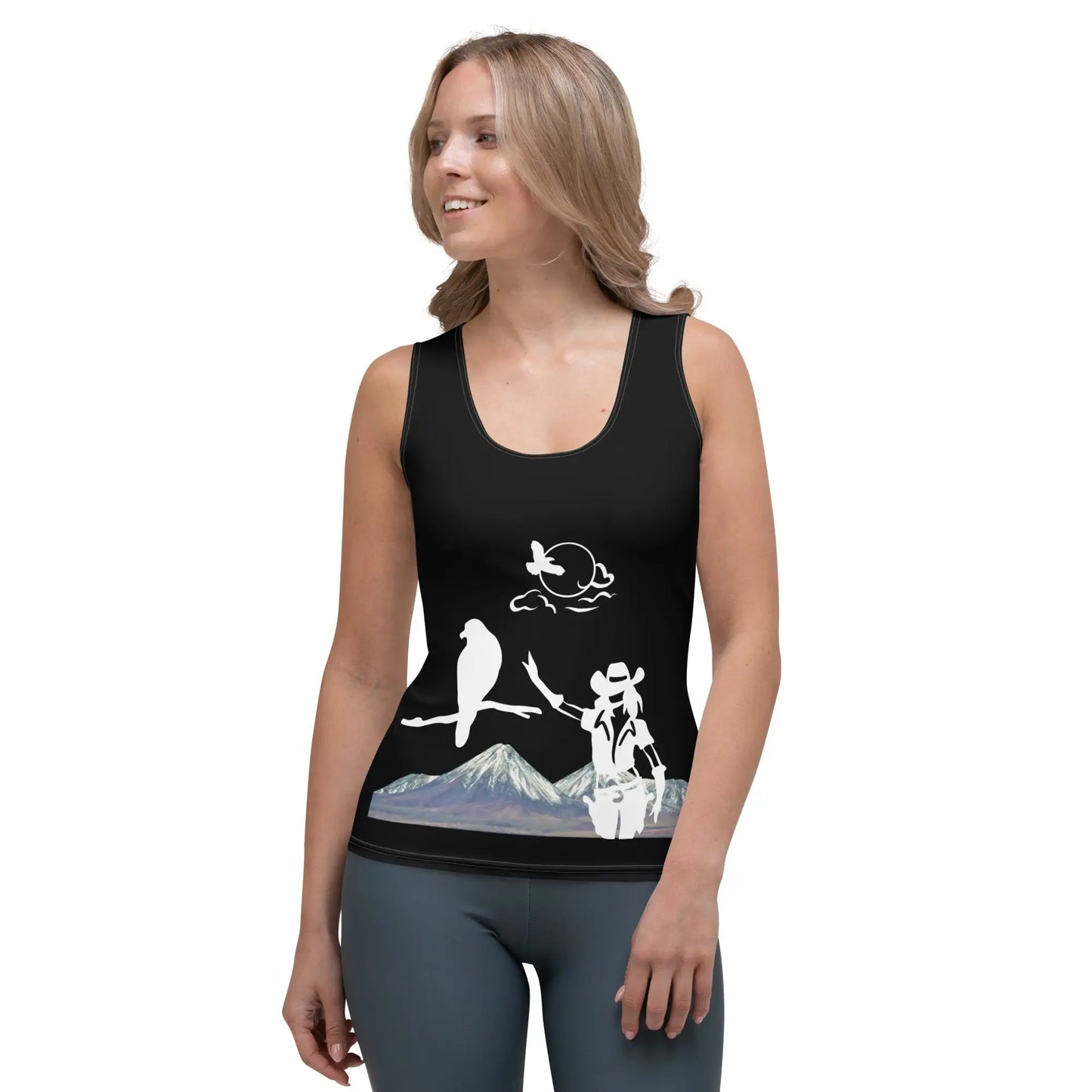 Western Chic Women's Tank Top, Embrace Your Inner Cowboy ZIPPX