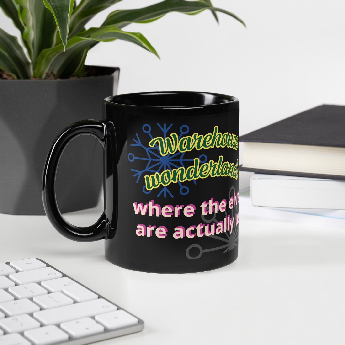 Mug Elf Black Glossy Mug