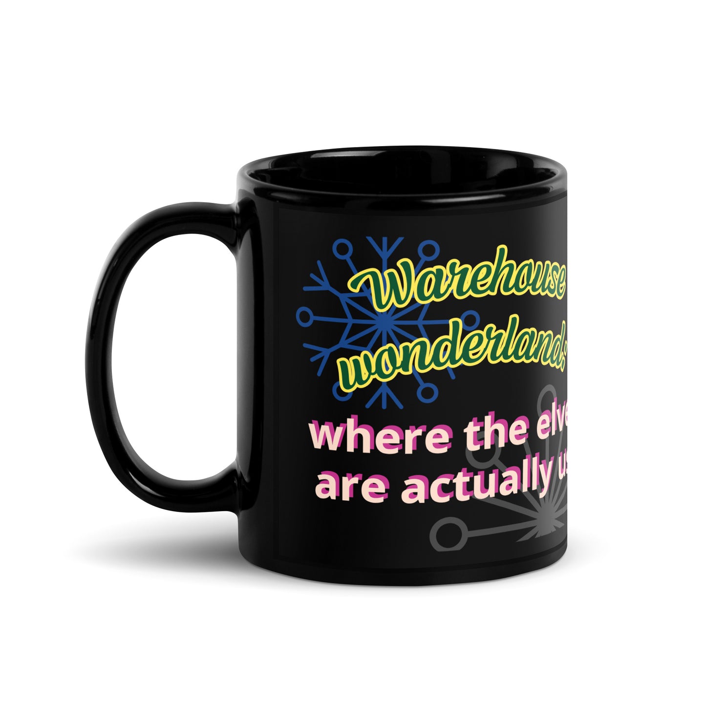 Mug Elf Black Glossy Mug