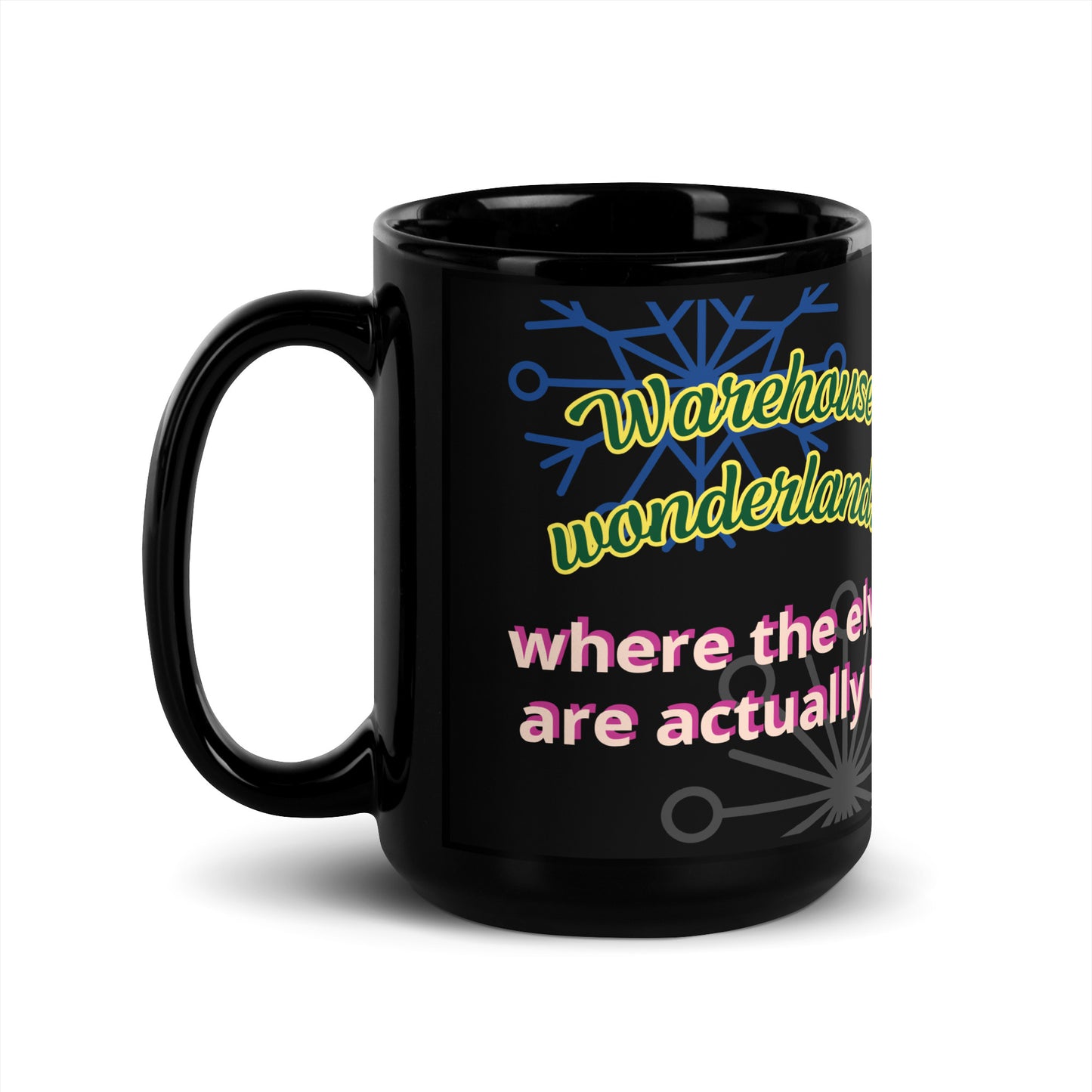 Mug Elf Black Glossy Mug