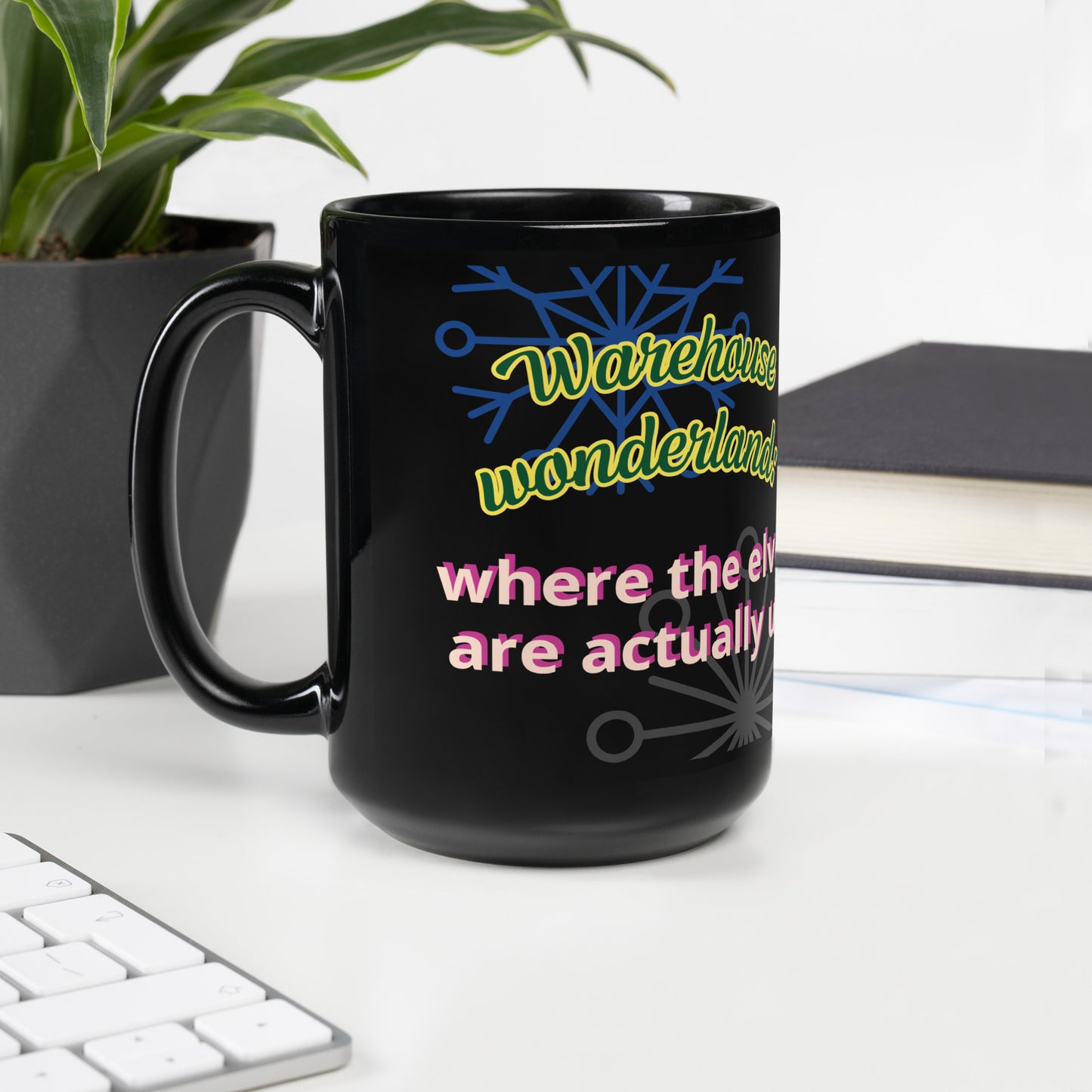 Mug Elf Black Glossy Mug