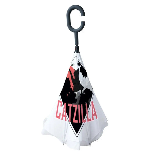 Car Reverse Umbrella Inner Print