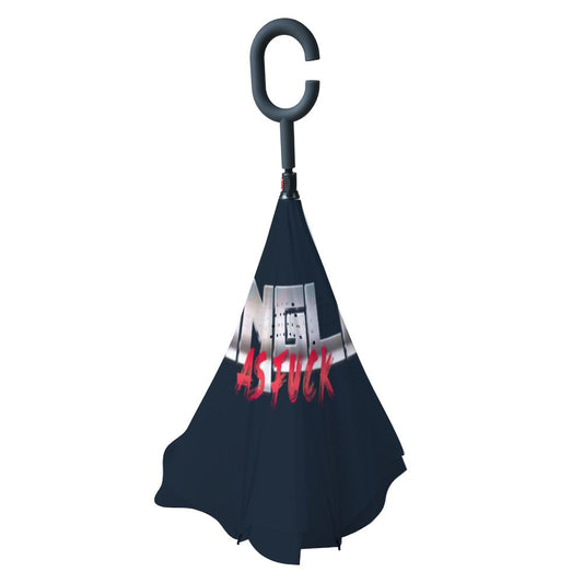 Car Reverse Umbrella Inner Print