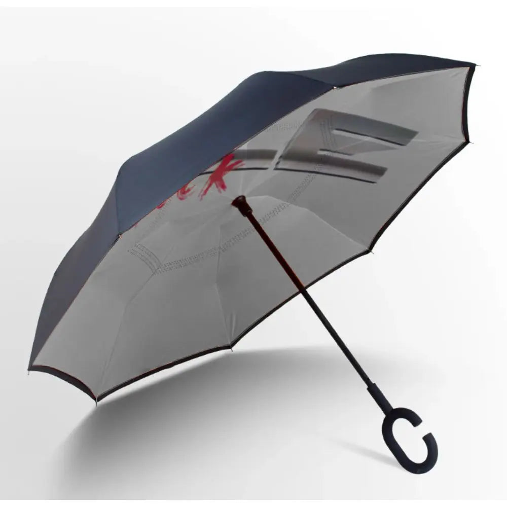 Car Reverse Umbrella Inner Print