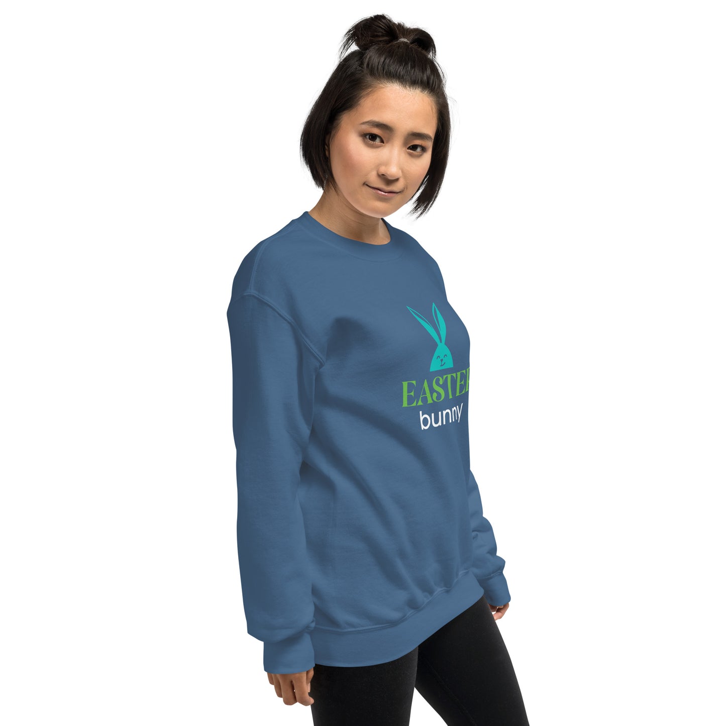 Festive Easter Bunny Sweatshirt, Cozy, Playful & Available in Multiple Colors
