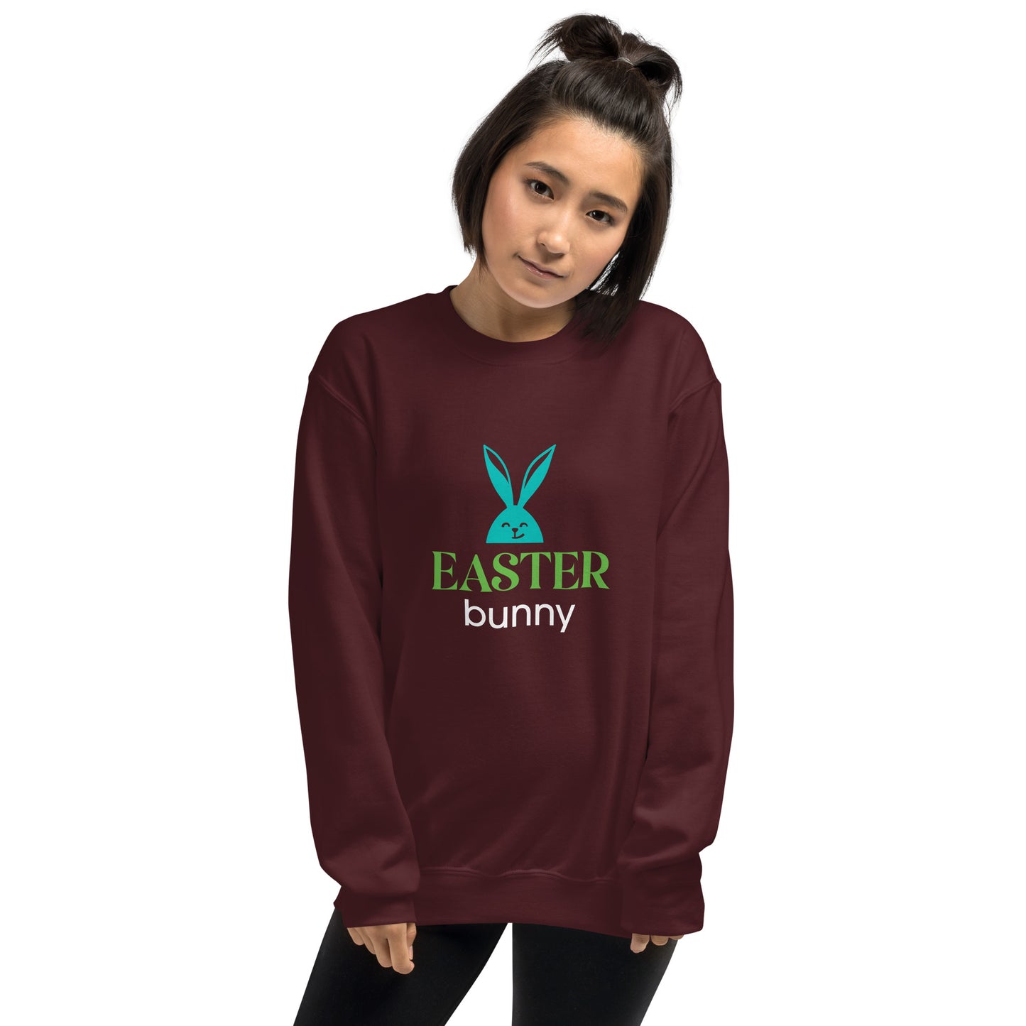 Festive Easter Bunny Sweatshirt, Cozy, Playful & Available in Multiple Colors